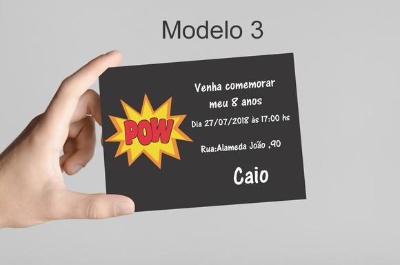 Convite 10x7 - Bomba