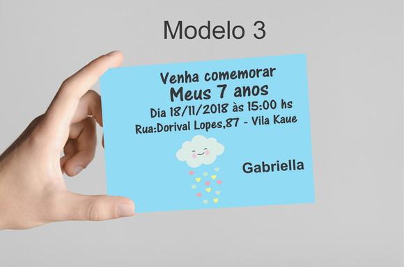Convite 10x7 - Chuva de Amor