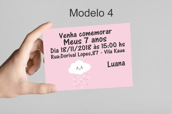Convite 10x7 - Chuva de Amor
