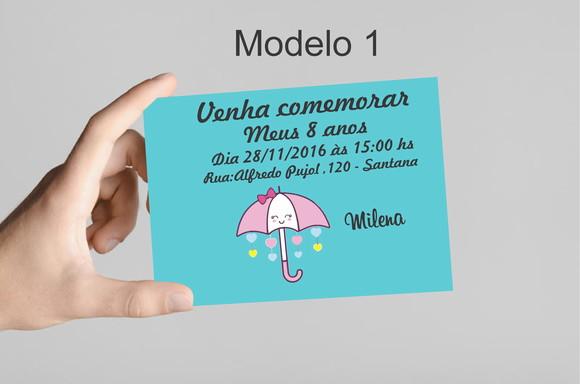 Convite 10x7 - Chuva de Amor