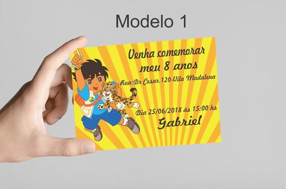 Convite 10x7 - Dora Aventureira
