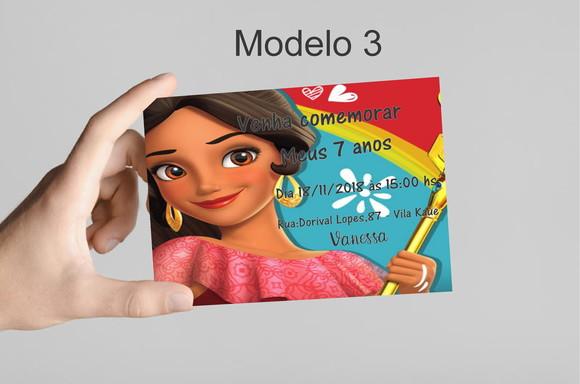 Convite 10x7 - Elena de Avalor