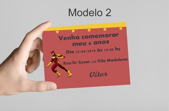 Convite 10x7 - Flash
