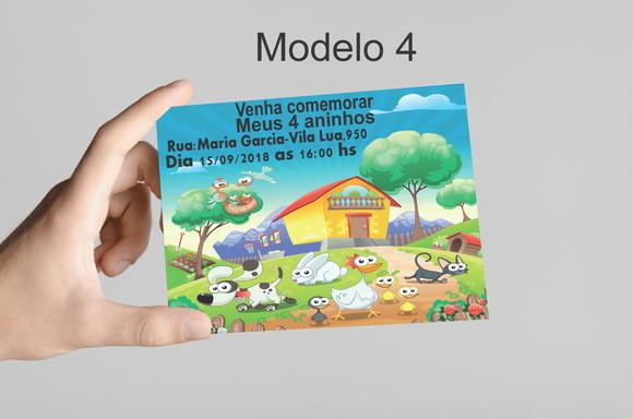 Convite 10x7 - Fazendinha