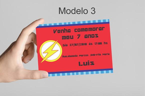 Convite 10x7 - Flash