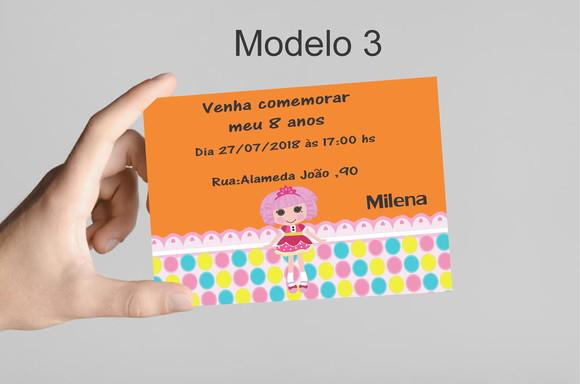 Convite 10x7 - Lalaloopsy