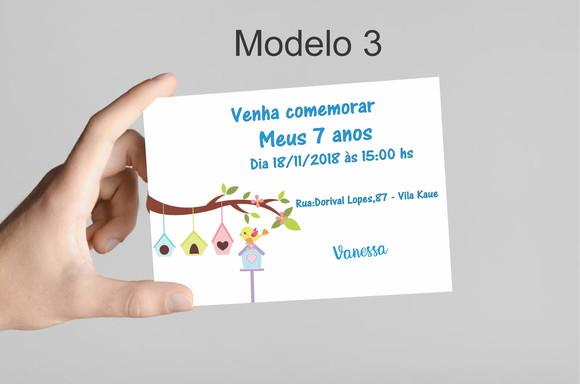 Convite 10x7 - Jardim Encantado