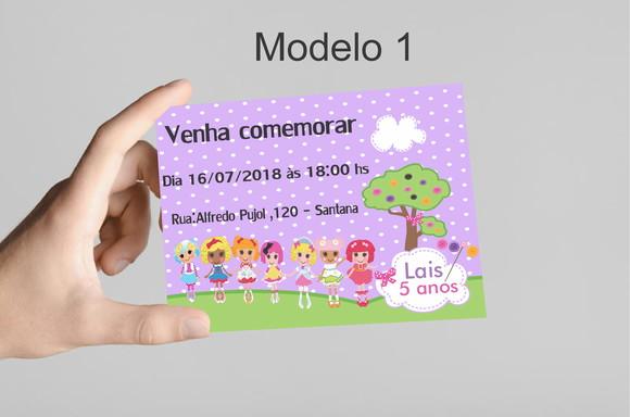 Convite 10x7 - Lalaloopsy
