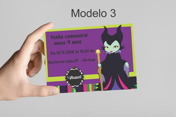 Convite 10x7 - Malevola