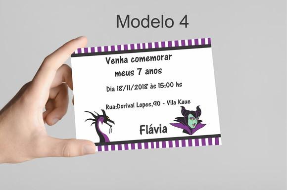 Convite 10x7 - Malevola