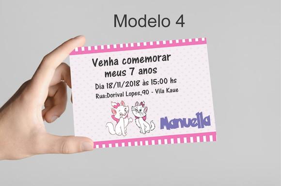 Convite 10x7 - Marie