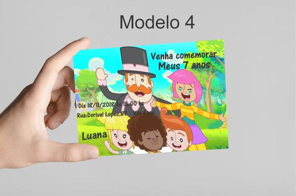 Convite 10x7 - Mundo Bita
