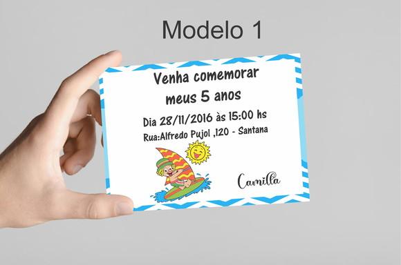 Convite 10x7 - Patatí Patatá