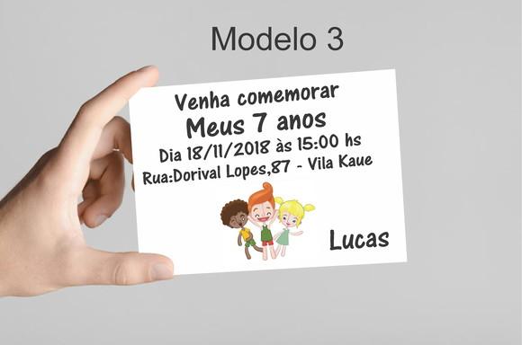 Convite 10x7 - Mundo Bita