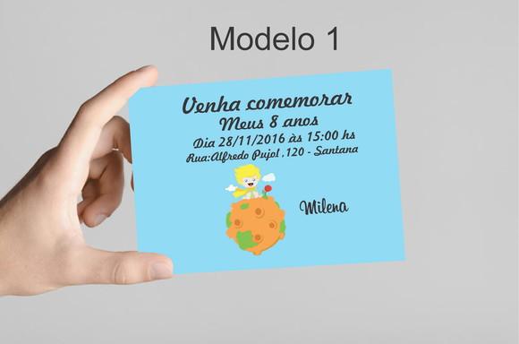 Convite 10x7 - Pequeno Príncipe