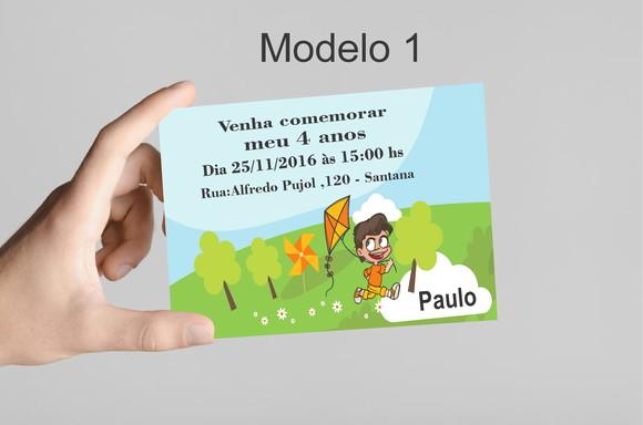 Convite 10x7 - Pipa e Catavento