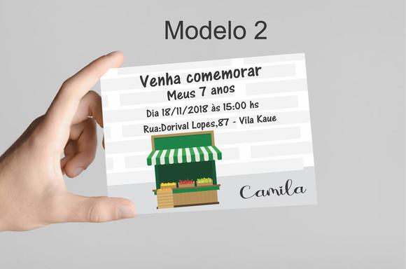 Convite 10x7 - Quitandinha