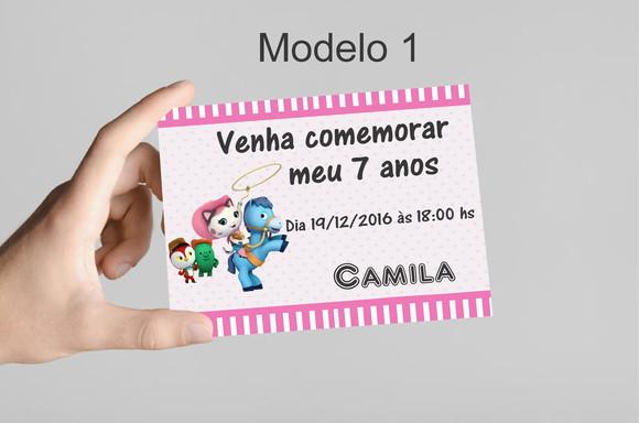 Convite 10x7 - Sheriff Calie do Oeste