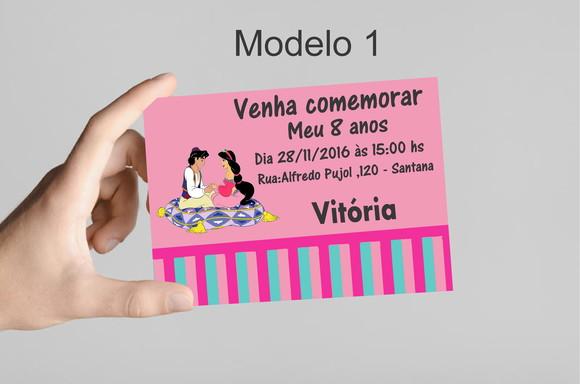 Convite 10x7 -aladim