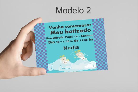 Convite 10x7 -batizado
