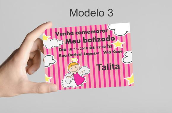 Convite 10x7 -batizado