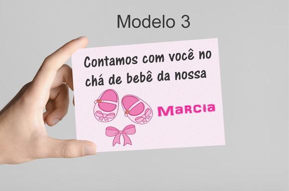 Convite 10x7 -chá de Bebê