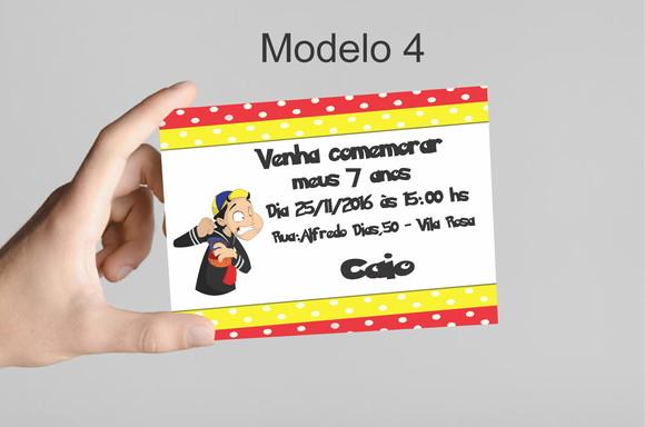 Convite 10x7 -chaves