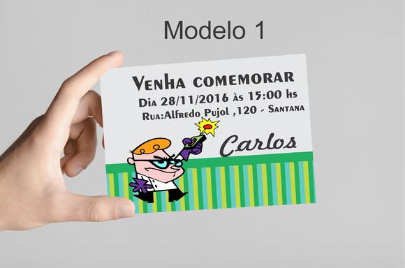 Convite 10x7 -dexter
