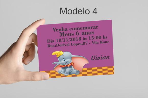 Convite 10x7 -dumbo