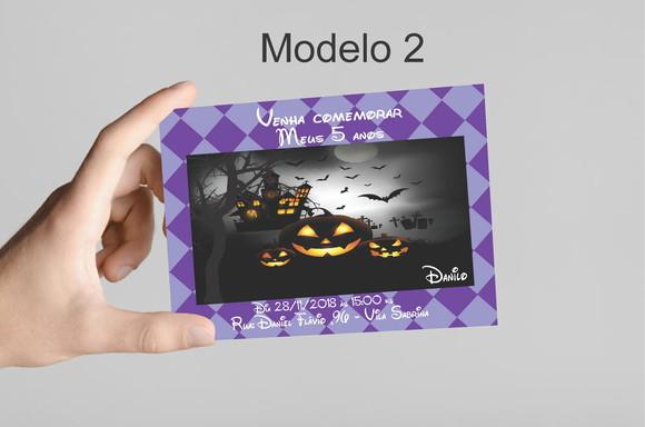 Convite 10x7 -halloween#1