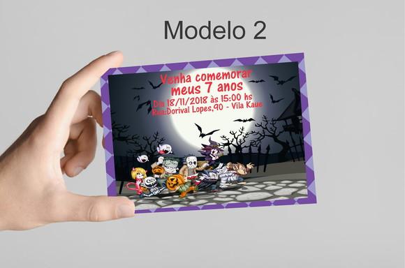 Convite 10x7 -halloween#2