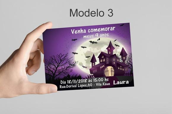 Convite 10x7 -halloween#1