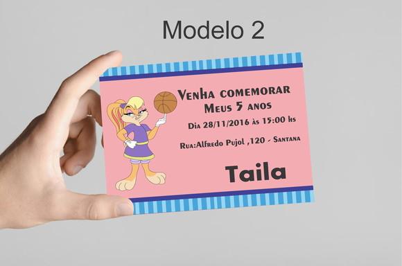Convite 10x7 -lola