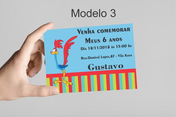 Convite 10x7 -papaleguas