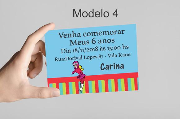 Convite 10x7 -penelope Charmosa