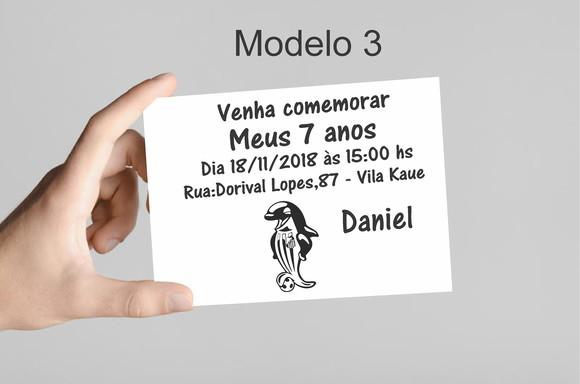 Convite 10x7 -peixe