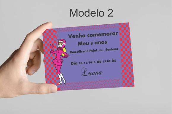 Convite 10x7 -penelope Charmosa