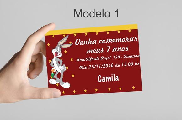 Convite 10x7 -pernalonga
