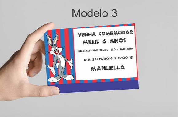 Convite 10x7 -pernalonga