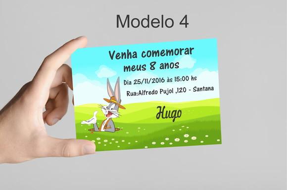Convite 10x7 -pernalonga