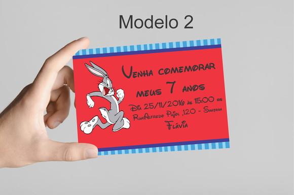 Convite 10x7 -pernalonga