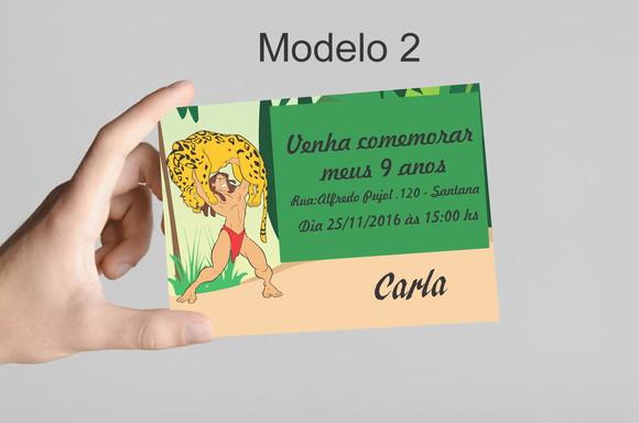 Convite 10x7 -tarzan
