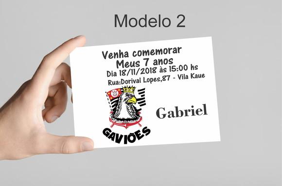 Convite 10x7 -timão