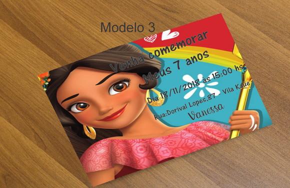 Convite 16x11 Cm-elena de Avalor