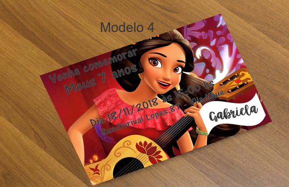 Convite 16x11 Cm-elena de Avalor