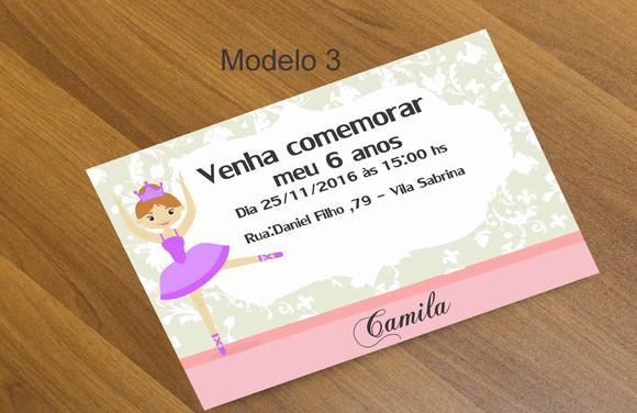 Convite 16x11-bailarina