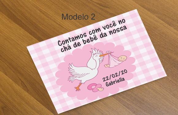 Convite 16x11-chá de Bebê