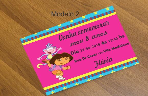 Convite 16x11-dora Aventureira
