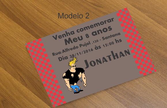 Convite 16x11-johnny Bravo
