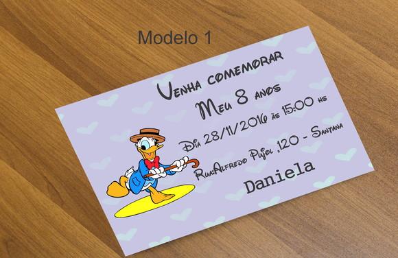 Convite 16x11-pato Donald